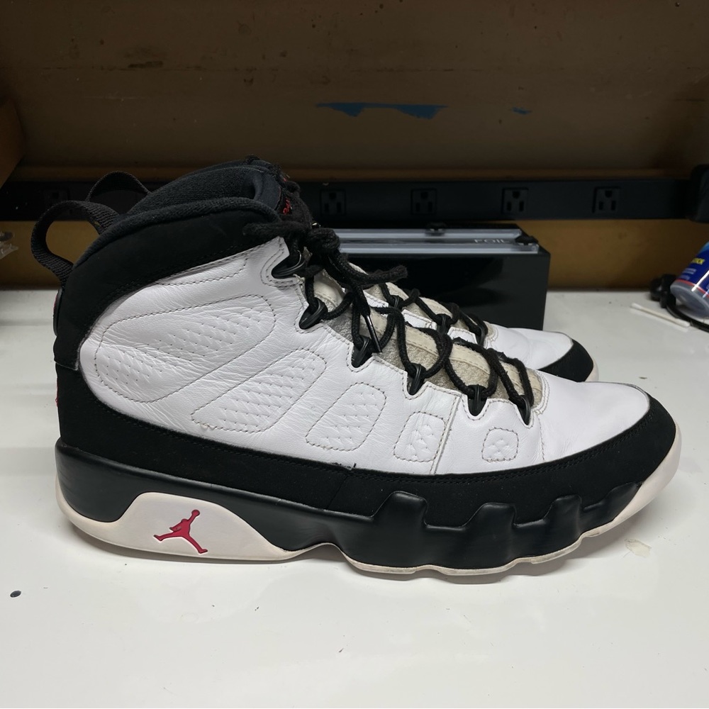 2016 Nike Air Jordan 9 IX Retro “Space Jam” OG Playoff White Black Red size 13